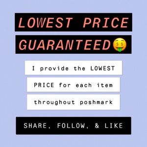 LOWEST PRICE GUARANTEED💯✅